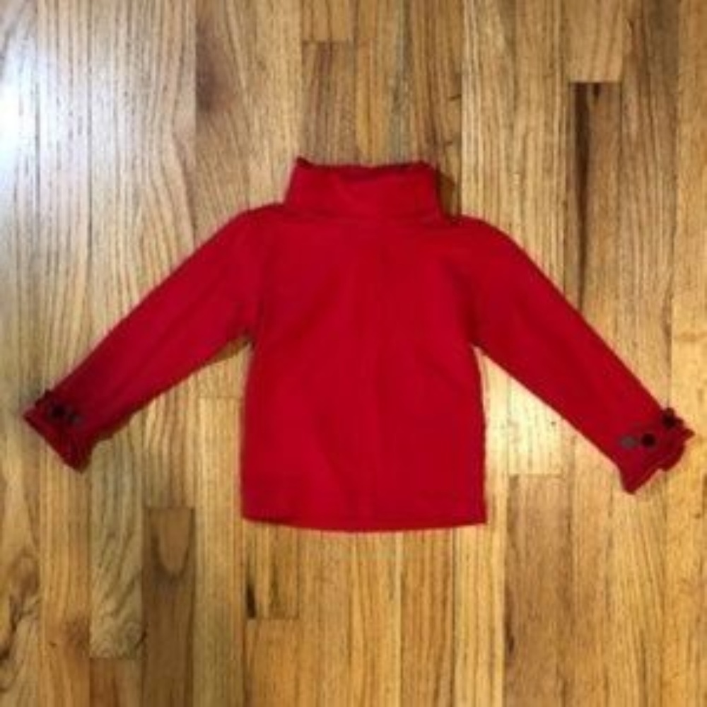 3/$20 Florence Eiseman Floral Turtle Neck Blouse - Picture 4 of 9